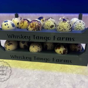 15 Count Jumbo Quail Egg Stacking Tray