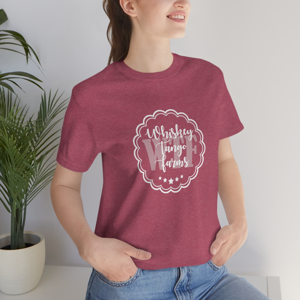 White WTF Logo Tee - Image 3