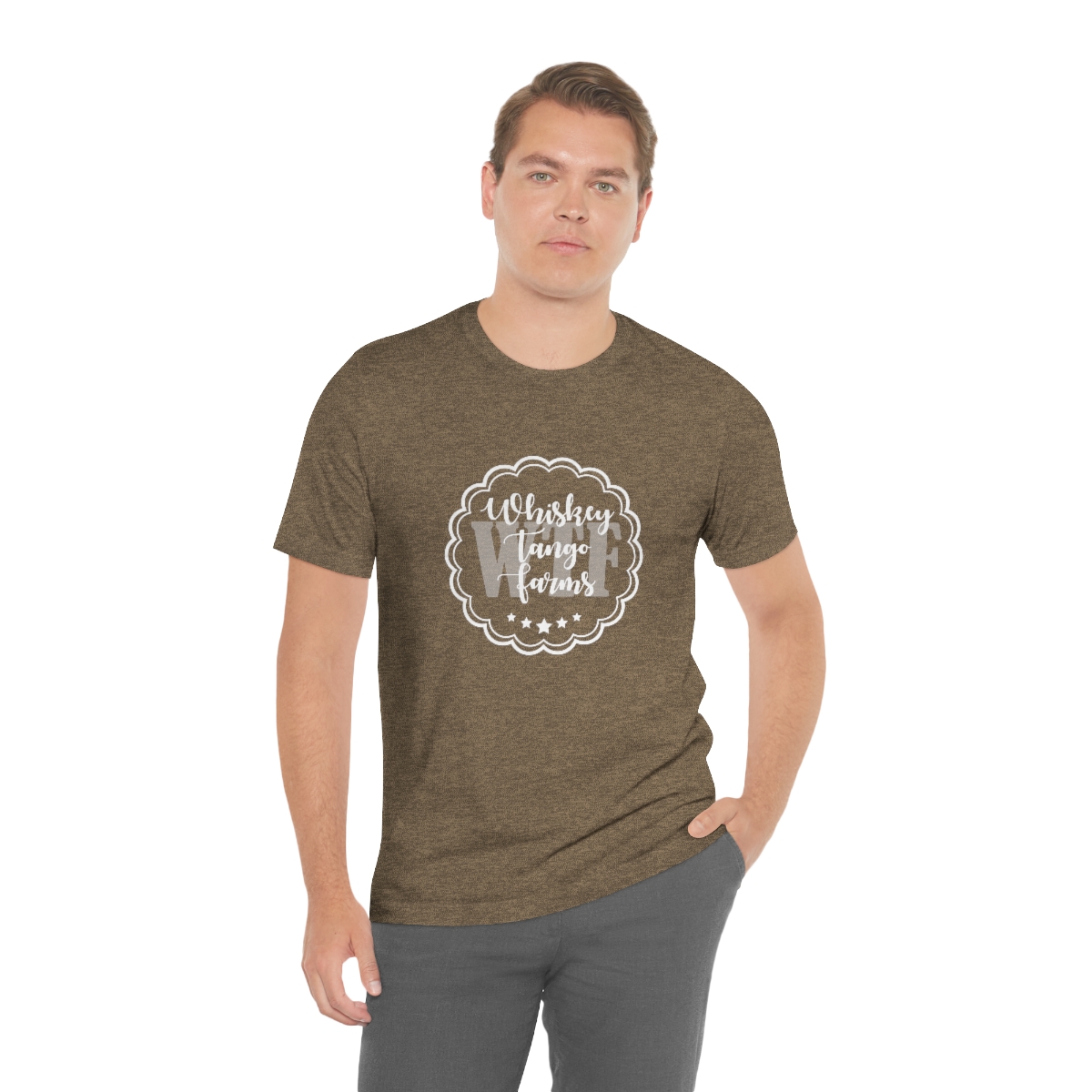 White WTF Logo Tee - Image 6