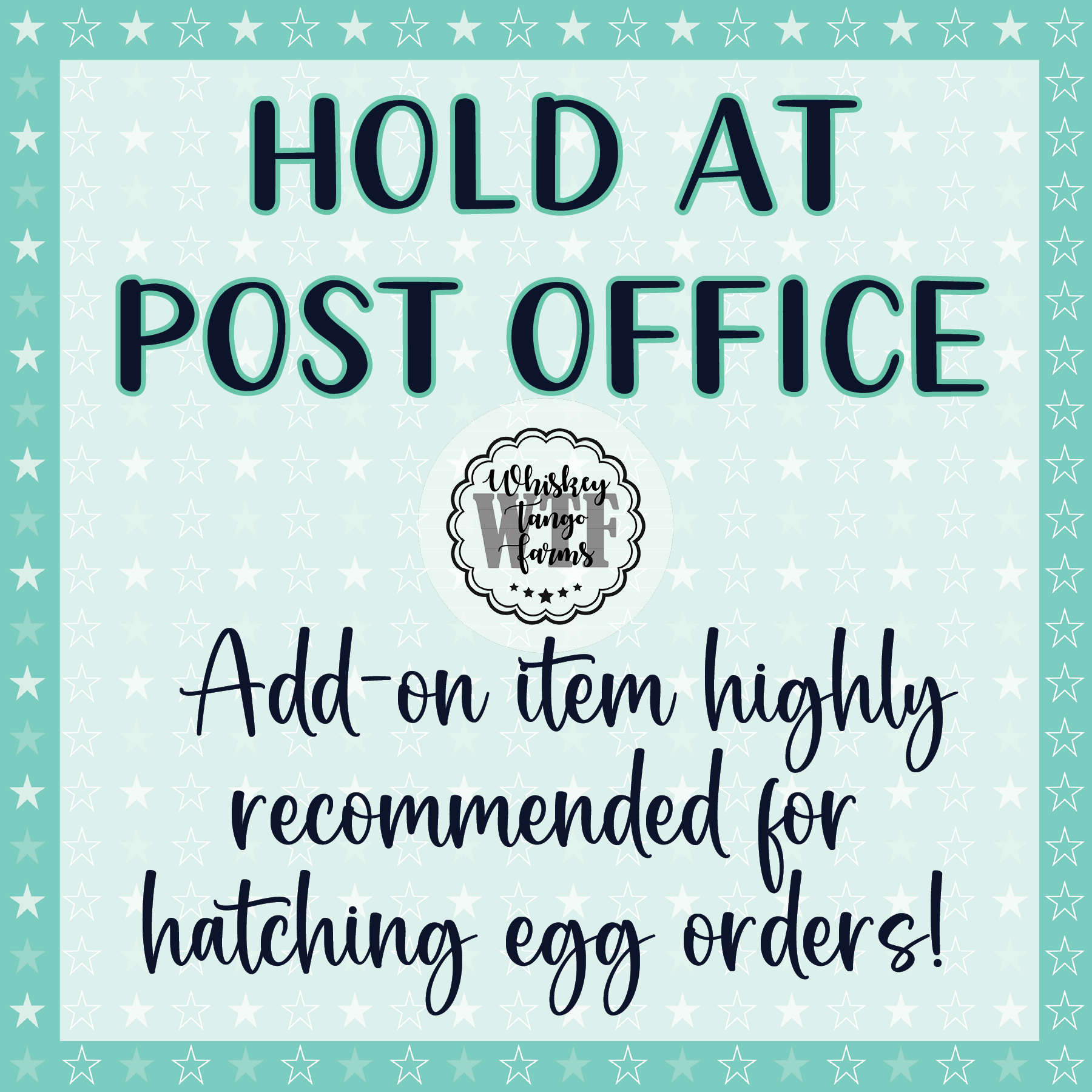 Hold at Post Office [Add On]